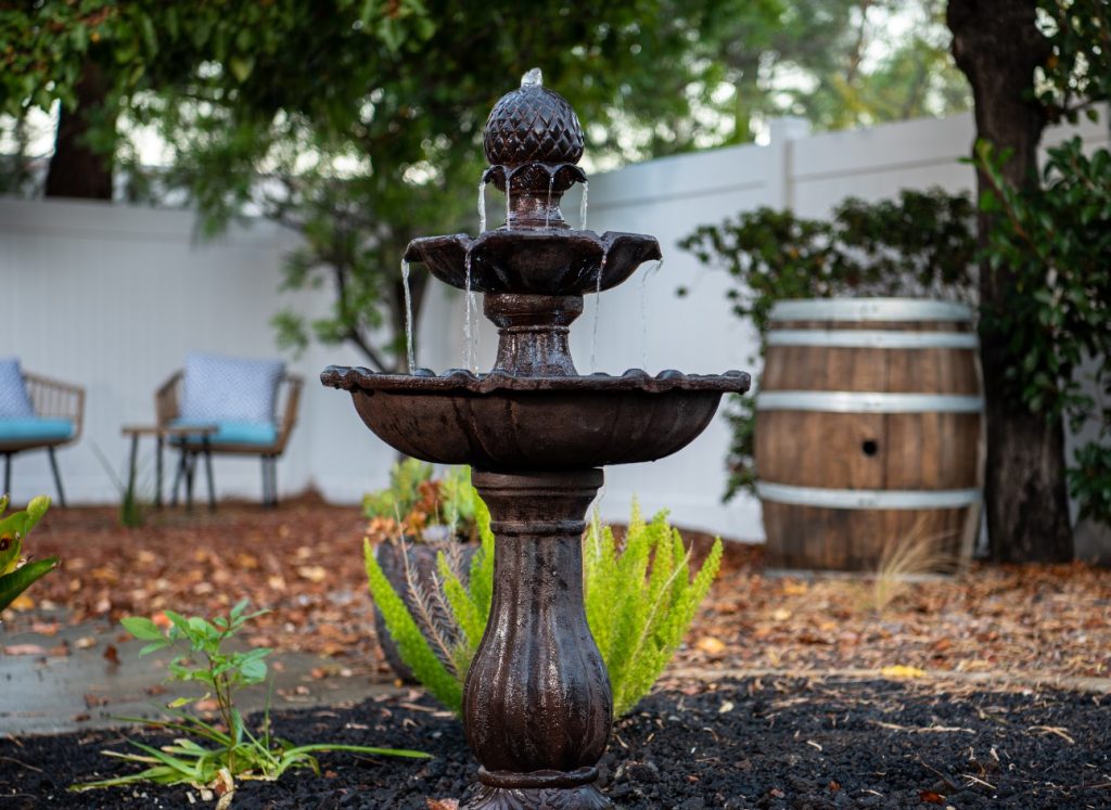 Brown Classic Garden Fountain Temecula